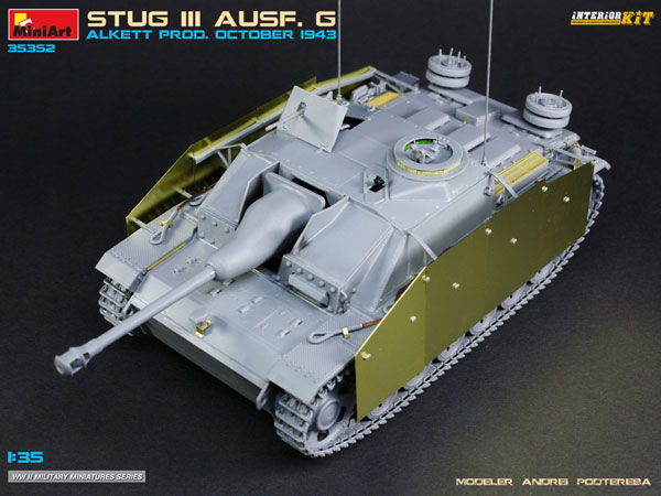 1/35 III号突撃砲Ausf.G 1943年10月アルケット社製 フルインテリア 