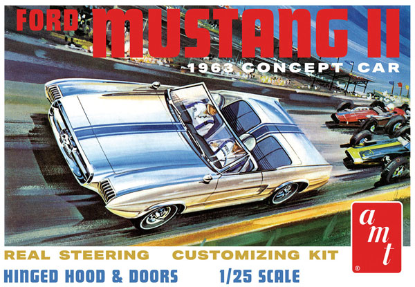 1/25 1963 フォード マスタング II コンセプトカー プラモデル[AMT