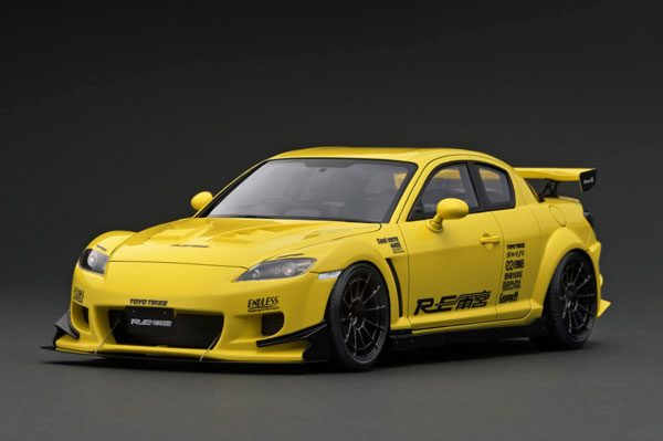 1/18 Mazda RX-8 (SE3P) RE Amemiya Yellow[イグニッションモデル]