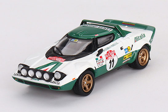 1/64 ランチア ストラトス HF ラリー・サンレモ 1975 優勝車 #11(左ハンドル)[MINI GT]