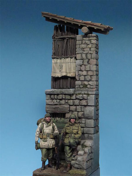 『4年保証』 1/35 レジンキット[ザ ジオラマセット 山岳師団兵 米陸軍 WW.II その他