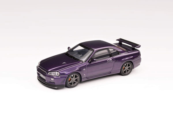 1/64 日産 スカイライン GT-R R34 V Spec II ミッドナイトパープル