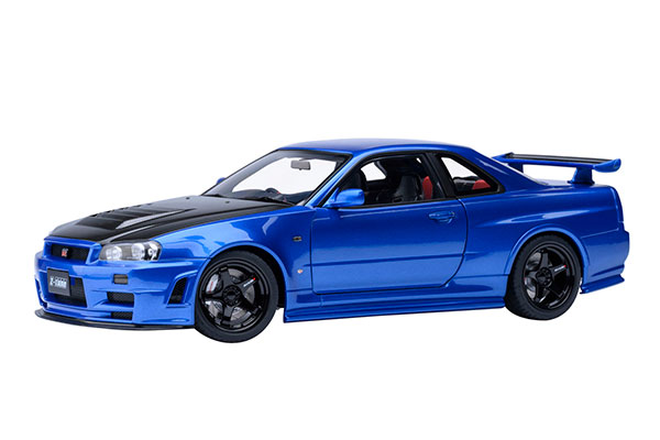 1/18 ニスモ R34 GT-R Z-tune (ベイサイドブルー/カーボンブラック