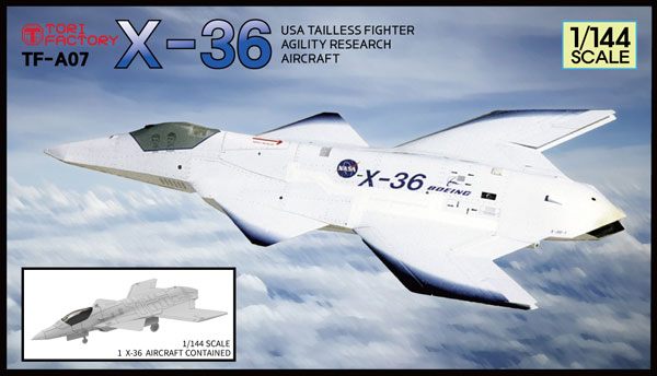トリファクトリー1/144 現用 アメリカ NASA X-36 無人機動研究機 1/144 現用 アメリカ NASA X-36 無人機動研究機 レジンキット