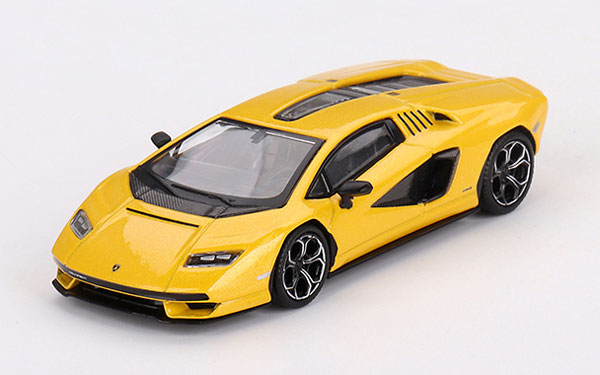 1/64 ランボルギーニ カウンタック LPI 800-4 New Giallo Orion イエロー(左ハンドル)[MINI GT]