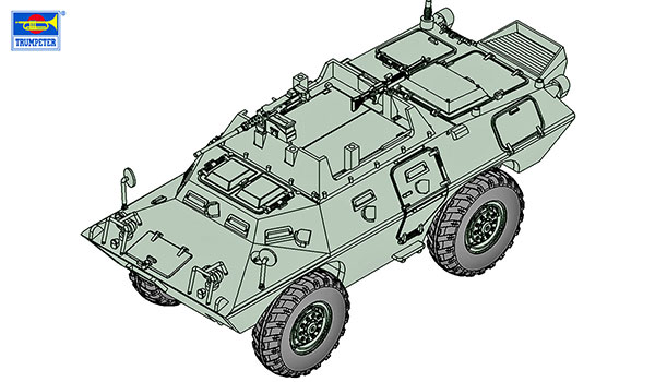 1/72 XM706E2 コマンドウ装甲車 “アメリカ空軍警備隊” プラモデル[トランペッターモデル]