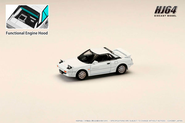 1/64 Toyota MR2 1600G-LIMITED SUPER CHARGER 1986 スーパーホワイトII[ホビージャパン]