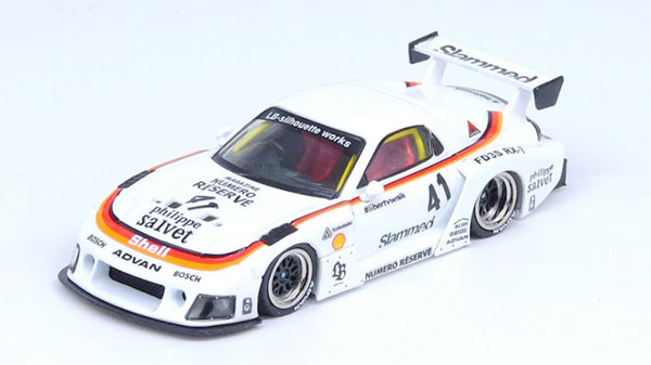 1/64 Mazda RX7 (FD3S) LB-WORKS スーパーシルエット ホワイト[INNO Models]