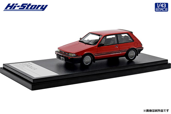 1/43 Toyota COROLLA FX-GT (1984) レッド[ハイストーリー
