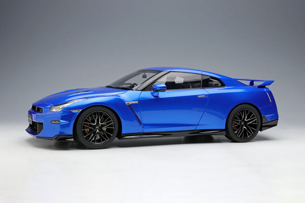1/18 NISSAN GT-R Premium edition 2024 ワンガンブルー[メイクアップ