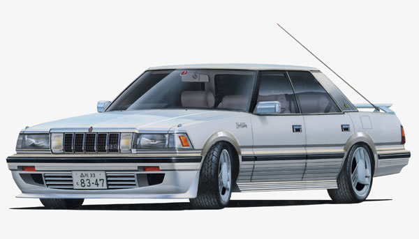 フジミ トヨタ クラウン 3.0ツインカム MS125 1/24 伸ばしたら、い～い