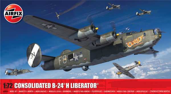 1/72 コンソリデーテッド B-24H リベレーター プラモデル[エアフィックス]