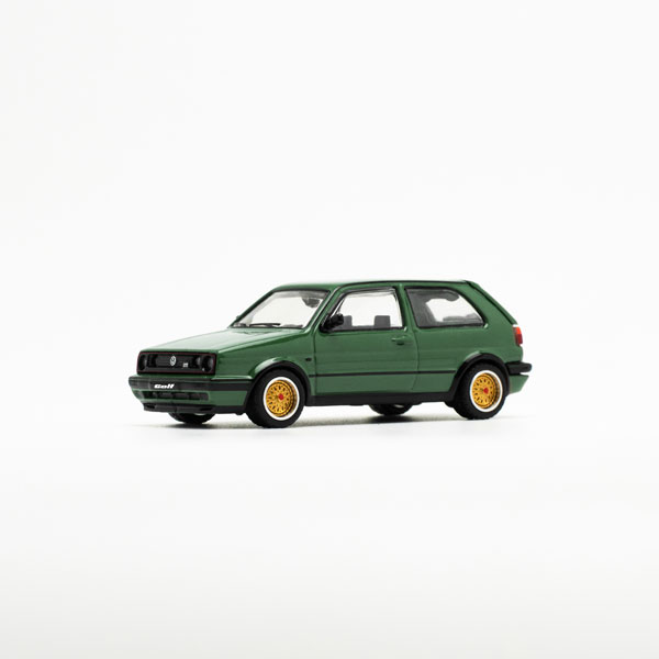 1/64 GOLF GTI MKII - OAK GREEN[POP RACE]