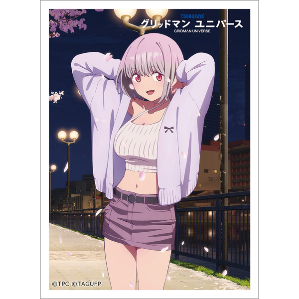 グリッドマン ユニバース 描き下ろしスリーブ(アカネ/夜桜デート