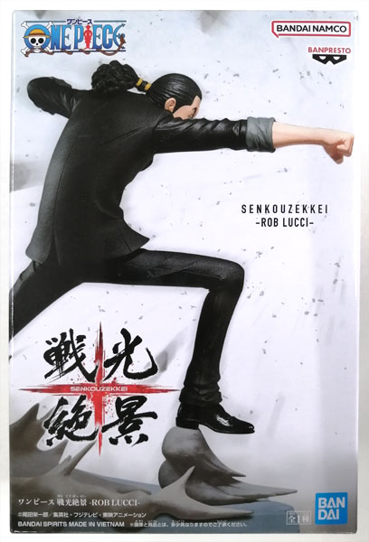 【中古】ワンピース 戦光絶景-ROB LUCCI- (プライズ)[BANDAI SPIRITS]