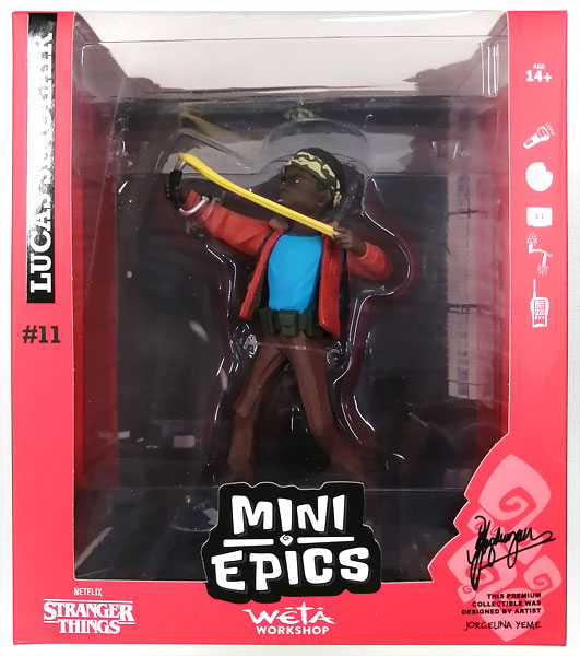 【中古】ミニエピックス/ ストレンジャー・シングス 未知の世界： ルーカス・シンクレア PVC[ウェタ]