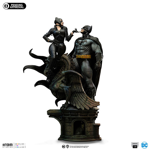 『DC』アイアン・スタジオ スタチュー「ジオラマ」1/6スケール バットマン＆キャットウーマン[コミック][アイアン・スタジオ] 同梱不可