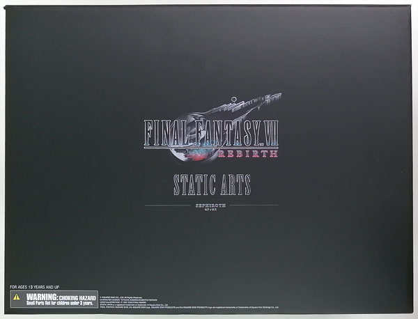 【中古】ファイナルファンタジーVII リバース スタティックアーツ セフィロス 完成品フィギュア (ファイナルファンタジーVII リバースコレクターズエディション同梱品)[スクウェア・エニックス]