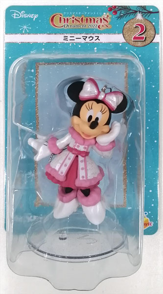 【中古】happyくじ DISNEY クリスマスオーナメントくじ 2022 フィギュアオーナメント賞 ミッキー ＆ フレンズ シリーズ ミニーマウス (プライズ)[サニーサイドアップ]