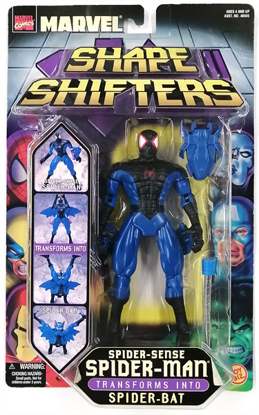 【中古】SHAPE SHIFTERS SPIDER-SENSE SPIDER-MAN TRANSFORMS INTO SPIDER-BAT アクションフィギュア[やまと]