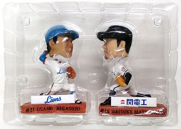 【中古】埼玉西部ライオンズ ボブルヘッド(1) 東尾修投手 vs 松坂大輔投手[埼玉西部ライオンズ]