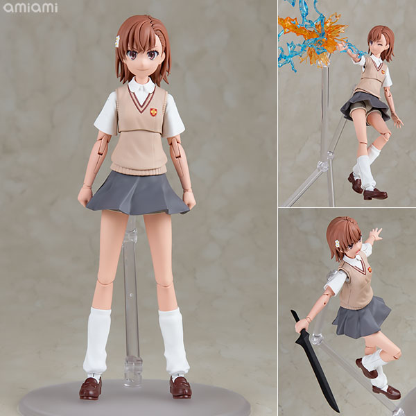 【中古】【特典】KADOKAWA PLASTIC MODEL SERIES 「とある科学の超電磁砲T」 御坂美琴 プラモデル[KADOKAWA]