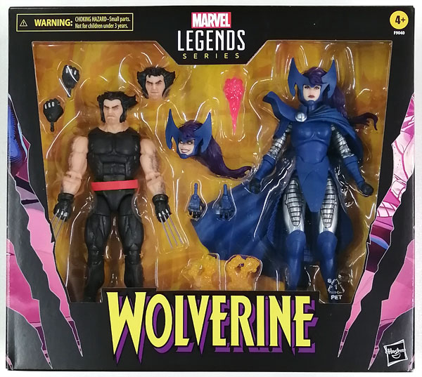 【中古】(本体A/箱B)マーベル・レジェンド 6インチ・アクションフィギュア ウルヴァリン vs サイロック (Amazon.co.jp限定)[ハズブロ]《発売済・在庫品》