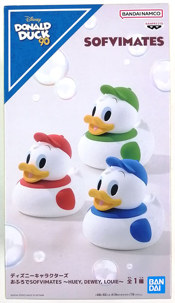 【中古】ディズニーキャラクターズ おふろでSOFVIMATES ～HUEY， DEWEY， LOUIE～ (プライズ)[BANDAI SPIRITS]