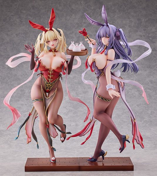 【中古】(本体A-/箱B)【特典】ゆり＆ステラ チャイナドレスバニー ゆり＆ステラ 1/4 完成品フィギュア[BINDing]【同梱不可】《発売済・在庫品》