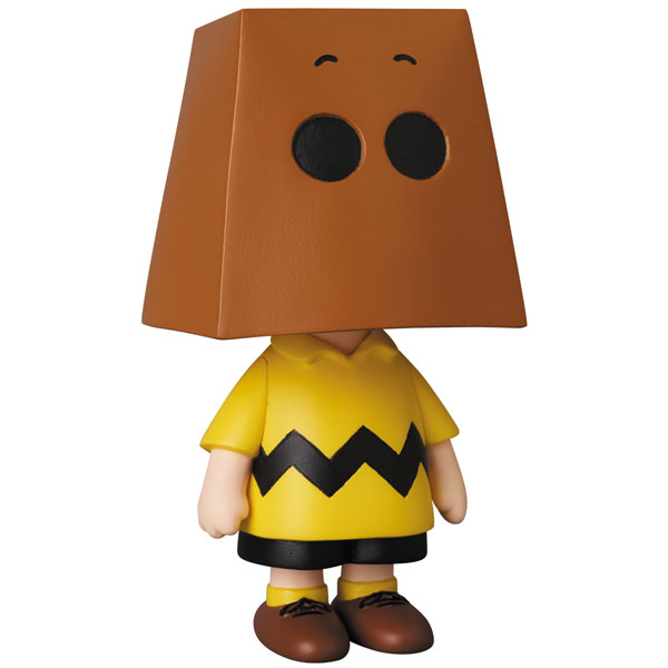 ウルトラディテールフィギュア UDF CHARLIE BROWN(GROCERY BAG Ver.)(RENEWAL Ver.)[メディコム・トイ]