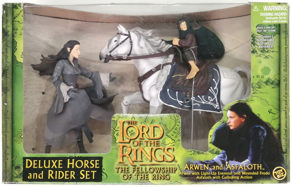 【中古】ロード・オブ・ザ・リング ARWEN and ASFALOTH DELUXE HORSE and RIDER SET アクションフィギュア[トイビズ]