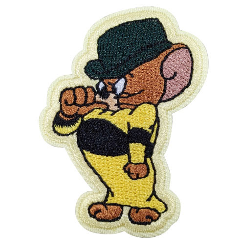 トムとジェリー 刺繍モバイルステッカー マッスル[グルマンディーズ