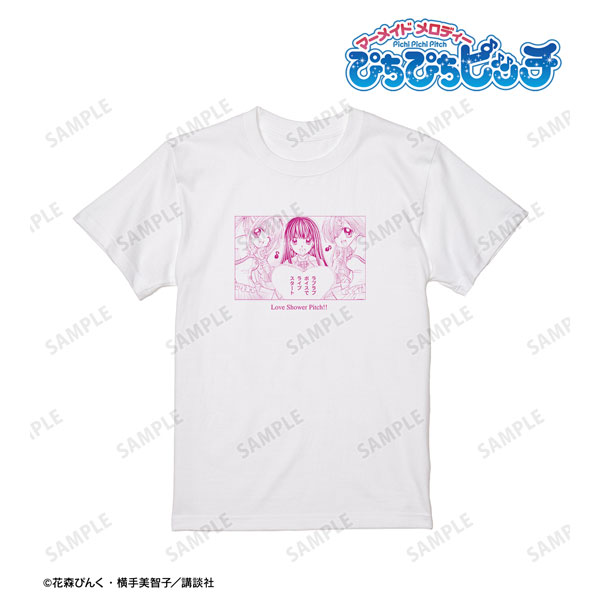 ぴちぴちピッチ 七海るちあ＆宝生波音＆洞院リナ 原作コマ Tシャツ レディース XXL[アルマビアンカ]《在庫切れ》