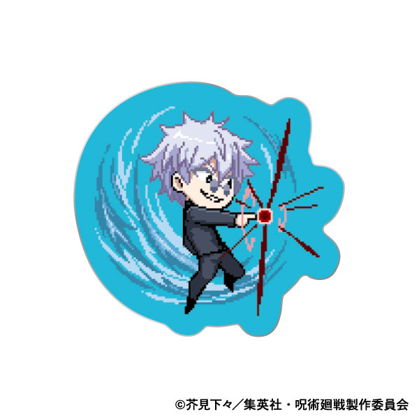 呪術廻戦 第2期 ピンズ ドット絵 懐玉・玉折 五条悟[ムービック]《在庫