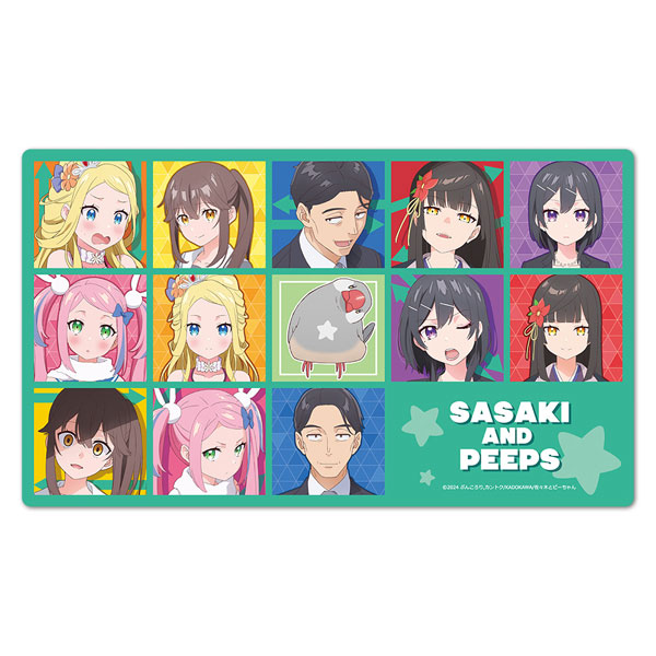 佐々木とピーちゃん キャラクターラバーマット[アズメーカー]《在庫切れ》
