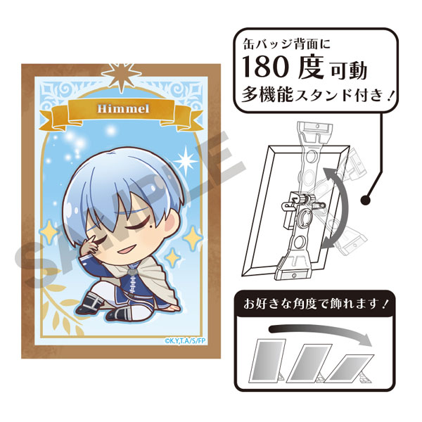 葬送のフリーレン アート缶バッジ ヒンメル 銅像のポーズ[クラックス