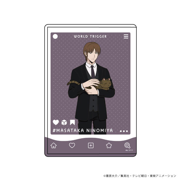 キャラクリアケース「ワールドトリガー」27/二宮匡貴 猫ver.第3弾(描き