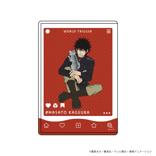 キャラクリアケース「ワールドトリガー」29/影浦雅人 猫ver.第3