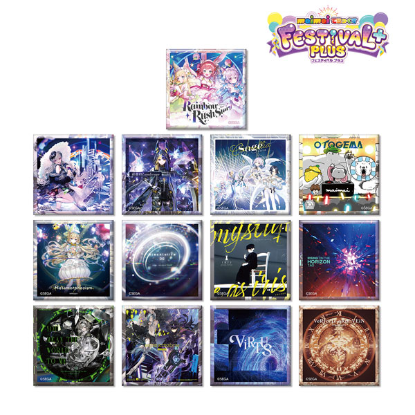 maimai でらっくす　スクエア缶バッジ maimai でらっくす - トレーディング maimai でらっくす