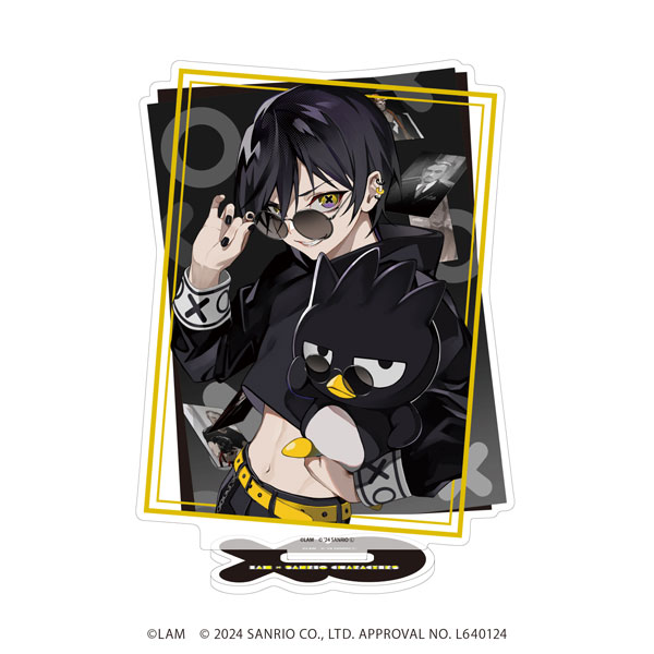 アクリルスタンド　LAM×サンリオ　シナモロール　キティ　クロミ　バツ丸 アクリルスタンド「LAM×サンリオキャラクターズ」02/バッドばつ丸(等身