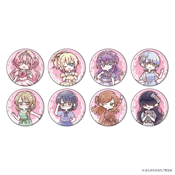 缶バッジ「こみっくがーるず」02/グラフアートイラスト 8個入りBOX[A3]《在庫切れ》