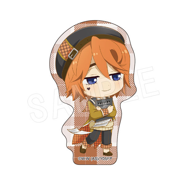 弱虫ペダル LIMIT BREAK ダイカットステッカー チェックスタイル ミニキャラver. 葦木場拓斗[中外鉱業]《在庫切れ》