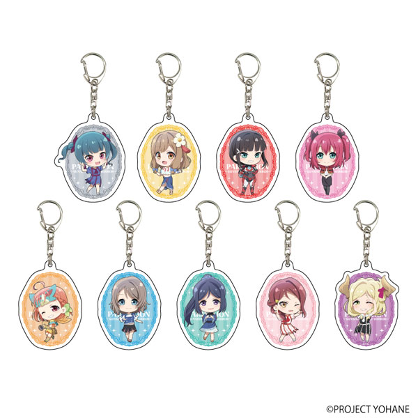 アクリルキーホルダー「幻日のヨハネ -SUNSHINE in the MIRROR-」03/ミニキャライラスト 9個入りBOX[A3]《在庫切れ》