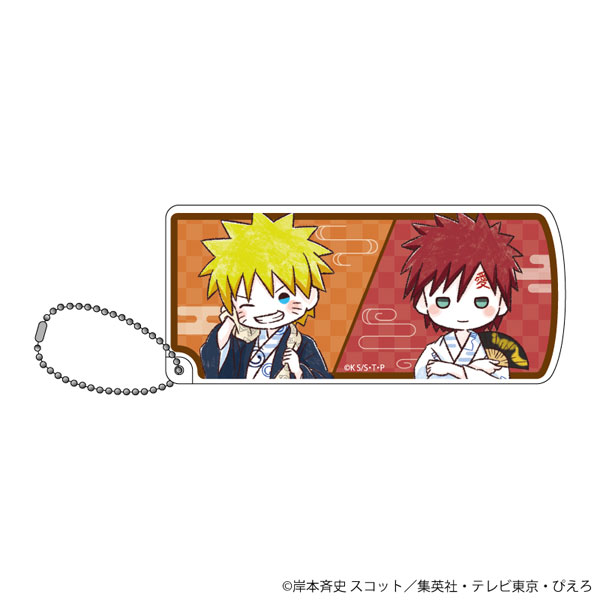スライド式小物ケース「NARUTO＆BORUTO」01/ナルト＆我愛羅 温泉ver.(グラフアートイラスト)[A3]《在庫切れ》