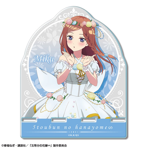 五等分の花嫁∽ アクリルスマホスタンド デザイン03(中野三玖/花の妖精ver.) [描き下ろし][ライセンスエージェント]