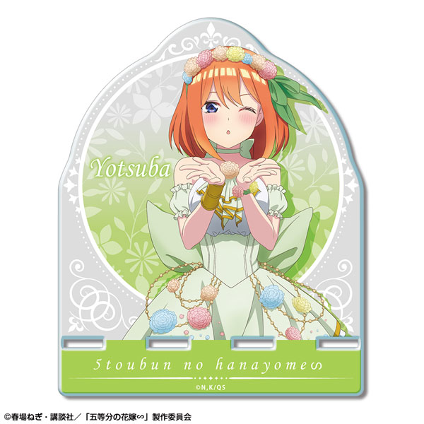 五等分の花嫁∽ アクリルスマホスタンド デザイン04(中野四葉/花の妖精ver.) [描き下ろし][ライセンスエージェント]