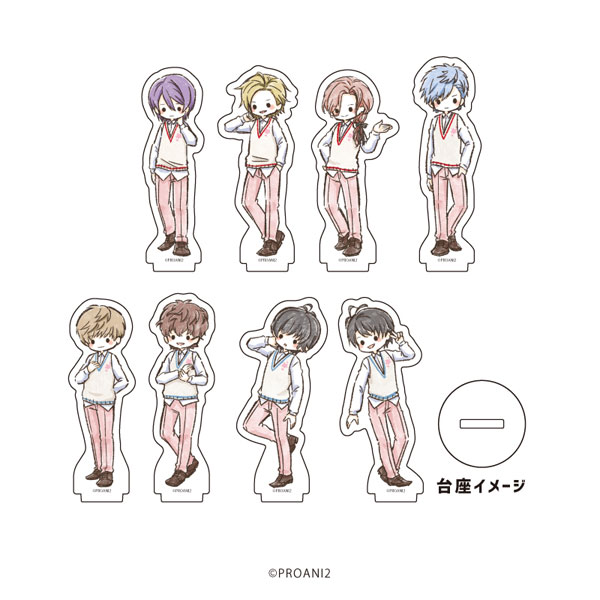 アクリルぷちスタンド「TSUKIPRO THE ANIMATION 2」04/春ver. グラフアートイラスト 8個入りBOX[A3]《在庫切れ》