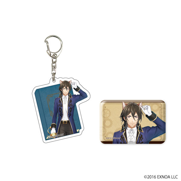 アクリルキーホルダー＆スクエア缶バッジセット「文豪とアルケミスト」05/菊池寛 童話Ver.(公式イラスト)[A3]《在庫切れ》