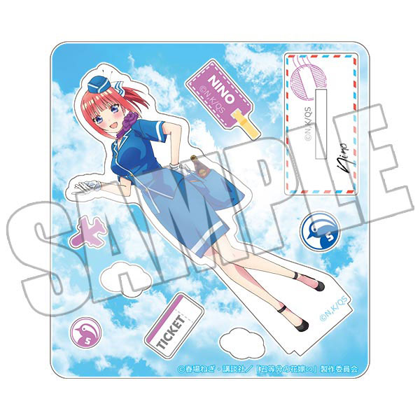 TVスペシャルアニメ「五等分の花嫁∽」 カスタムアクリルスタンド〈FIVE Memories FIVE AIRLINE 二乃〉[アイオウプラス]