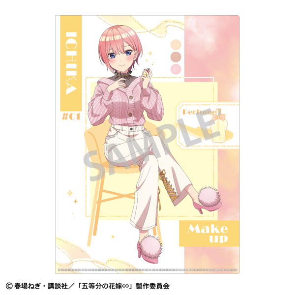 五等分の花嫁∽ A4シングルクリアファイル 中野一花/メイク